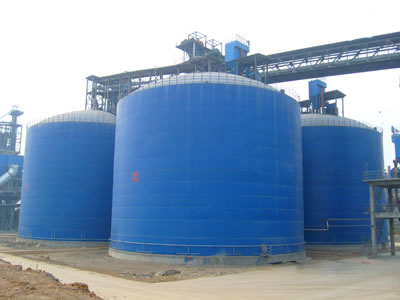 兰山水泥钢板库改造