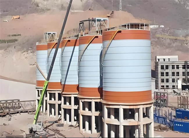 兰山高架钢板仓